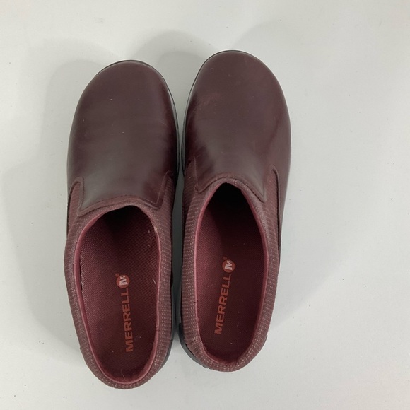 Merrell Burgundy Andorra Mule Shoes Size 7.5 - Picture 5 of 8